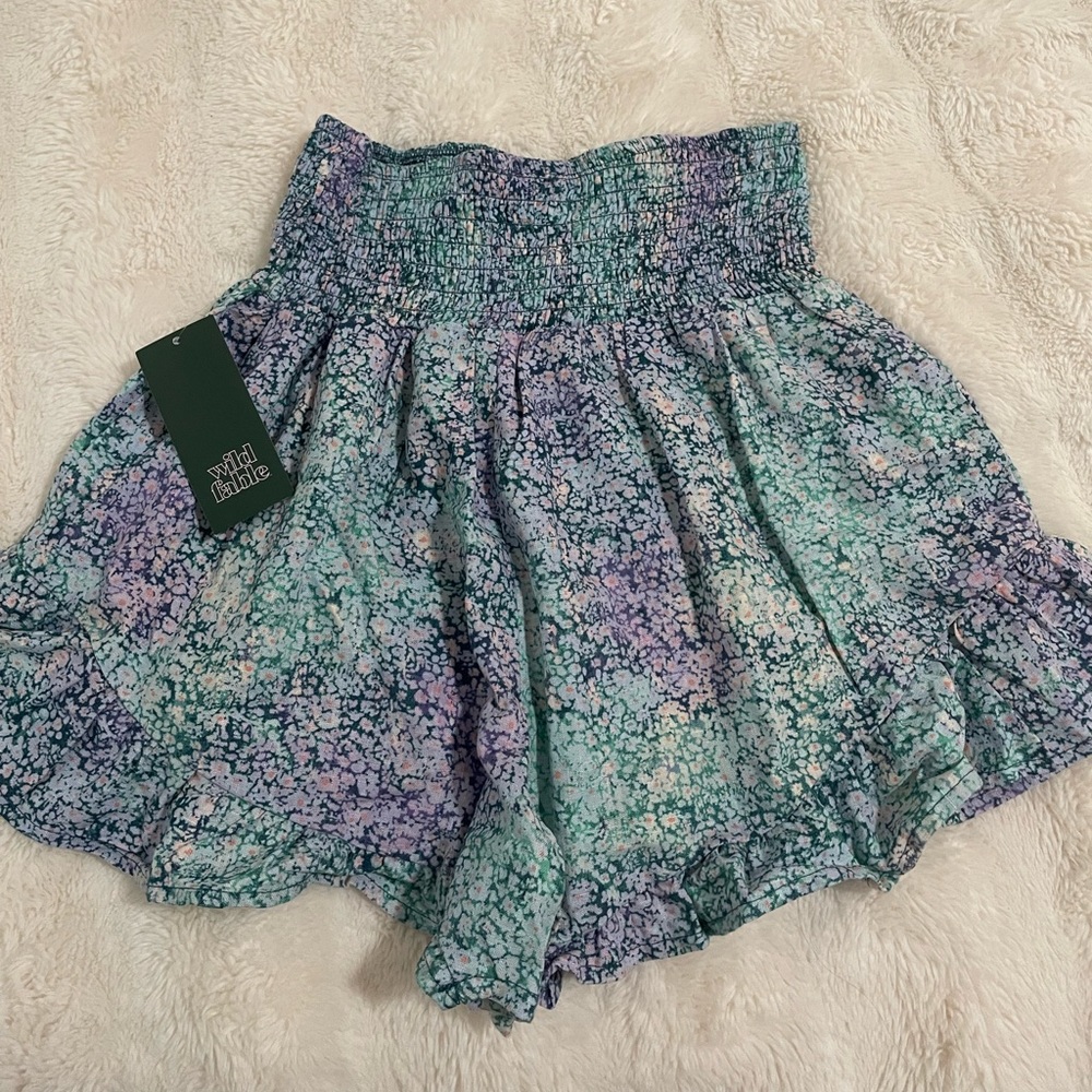 Target floral flowy shorts